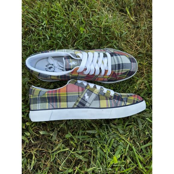 Polo Ralph Lauren Harold Indigo Red Madras Plaid Brand New in Box (8160962717K7 - Picture 1 of 6